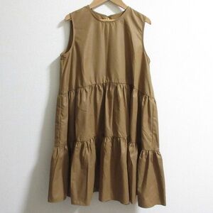 Elegant Tan Sleeveless Mini Dress